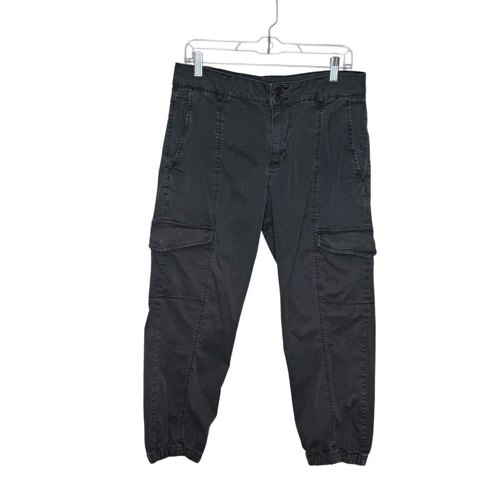 Sanctuary Black Standard Surplus Cargo Jogger Pants Women Sz 30 Utility Gorpcore